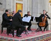 Una velada inolvidable en el palacio real: el cuarteto de cuerda L'Inverno deleita con los sonidos de Stradivarius