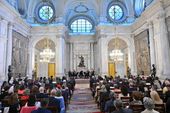 Una velada inolvidable en el palacio real: el cuarteto de cuerda L'Inverno deleita con los sonidos de Stradivarius